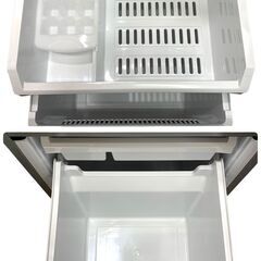 25C483_ジC AQUA アクア ノンフロン2ドア冷凍冷蔵庫 AQR-13J(S) 2020年製 単身 一人暮らし 生活家電 現状品 中古の画像