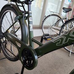 J1638　【リユースのサカイ柏店】 ★店頭にて試乗可★　シティサイクル　グリーン　6段変速　ダイナモライト　26インチ　簡易クリーニング済　 中古自転車 　流山市 中古自転車 松戸市 中古自転車 我孫子市 中古自転車 船橋市 中古自転車 守谷市 中古自転車 取手市 中古自転車の画像