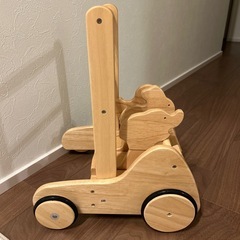 美品】野中製作所　木’s カタカタ押車 木のおもちゃ catch me
の画像