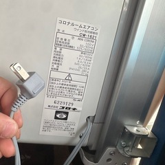 コロナ ルームエアコン リモコン付き 工事不要！の画像
