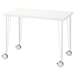 【取引中】
IKEAデスク　ホワイト100x60cm　の画像