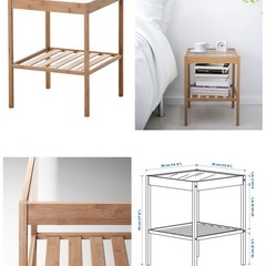 【美品】IKEAサイドテーブル　の画像