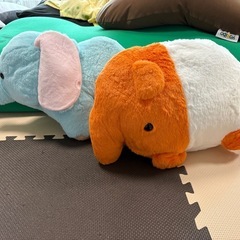 草原ふれんず物語BIGぬいぐるみ　2個セットの画像