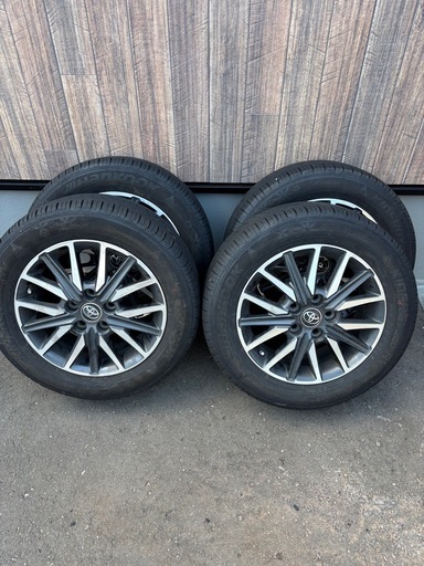 80系ヴォクシー等２０５-６０-16、トヨタ純正16インチホイール、ハンコック夏タイヤ