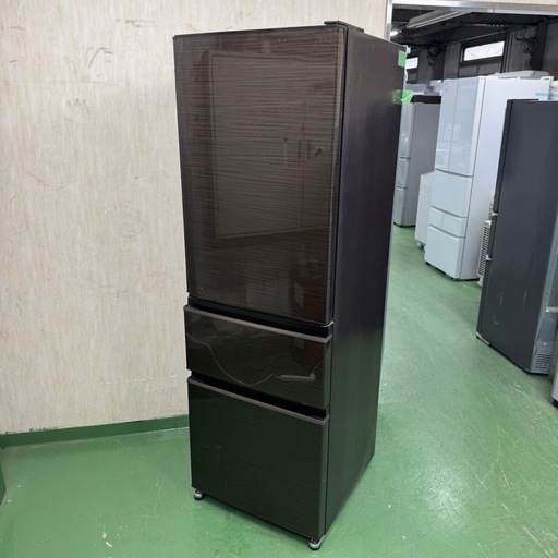 121 送料設置無料☆三菱 自動製氷機能付き大型冷蔵庫 405L