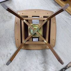 NITORI 2人掛け ダイニングセット テーブル幅70cm ブラウン系 回転イス×2脚 ニトリ 2Pダイニングセット 札幌市中央区 南12条店の画像