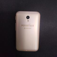 【美品】ポケトーク POCKETALK ［S］ ゴールド 翻訳機の画像