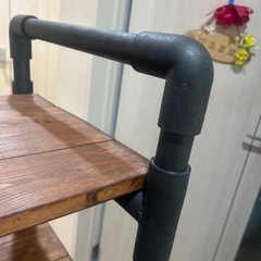 DIY 塩ビパイプ棚の画像