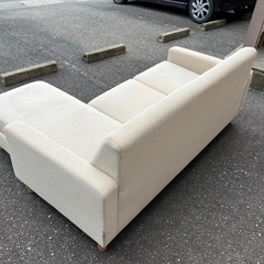 2人かけソファ・オットマン付きの画像