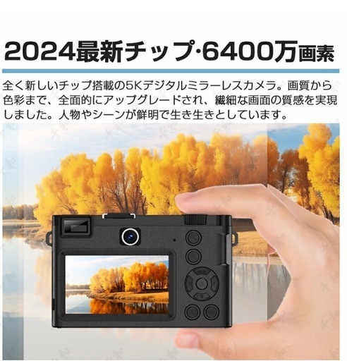 デジカメ、新品SDカード、バッテリー2個