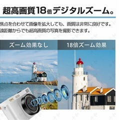 デジカメ、新品SDカード、バッテリー2個の画像