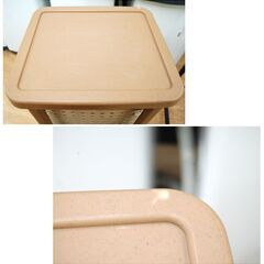 3段 バスケットラック 幅36×奥行40.5×高さ99cm ランドリーラック 収納 衣類 おもちゃ タオル 札幌市 清田区 平岡の画像