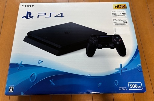 郵送不可　中古　SONY PS4 CUH-2200AB01 本体 コントローラー2台付き　ソフト1本付き