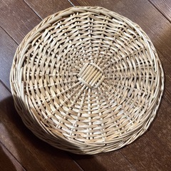 籐製品　盆の画像