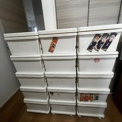 ハンガーラック＆5段チェストの画像