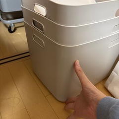ニトリ　収納ケース3つの画像