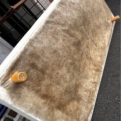 無印良品　足付きマットレス　シングルサイズ　シングルベッドの画像