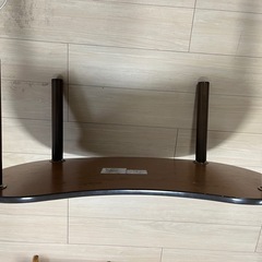 【ニトリ製ローテーブル】クラウド（DBR）／幅85cm×奥行55cm×高さ33cm／現状渡しの画像