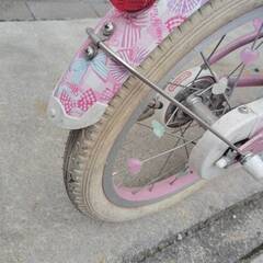 【中古】サイクルベースあさひ　メゾピアノ　幼児車　ピンク　変速なし　16型の画像