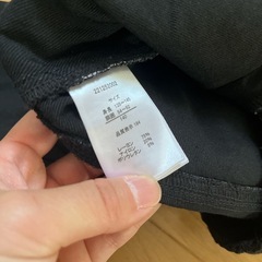 黒 パンツ 140の画像