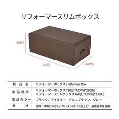 【※10月31日受付終了】ピラティス モーションケア MotionCare リフォーマーボックスの画像