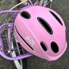子供用　自転車　　ヘルメット　鍵セットの画像