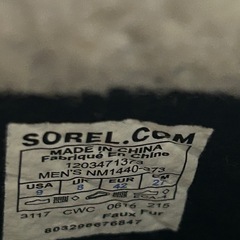 SOREL WATERPROOF メンズスノーブーツ27cmの画像