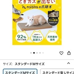 とぎかすが出ない 爪とぎ 当時4000円×2枚 ⇒3000円の画像