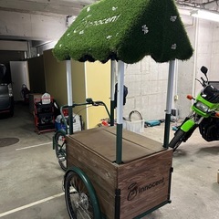 移動販売車　三輪自転車の画像