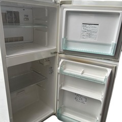 東芝 ２ドア冷凍冷蔵庫 YR-12T(WH)の画像