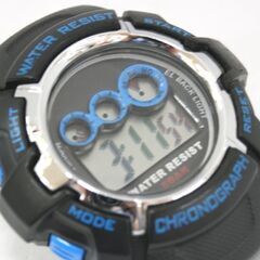 ジャンク扱い CREPHA クオーツ式腕時計 DI-3057 ボディ・尾錠 デジタルクロノグラフ ライト付きません 25年10月電池交換 札幌市 清田区 平岡の画像