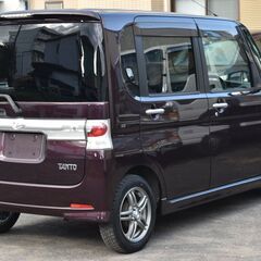 ■タントカスタムＲＳ■車検2年付■車内綺麗■ナビ■フルセグ■ＥＴＣ■パワスラ■スマートキー■ＭＯＭＯステアリング■の画像
