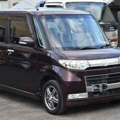 ■タントカスタムＲＳ■車検2年付■車内綺麗■ナビ■フルセグ■ＥＴＣ■パワスラ■スマートキー■ＭＯＭＯステアリング■の画像