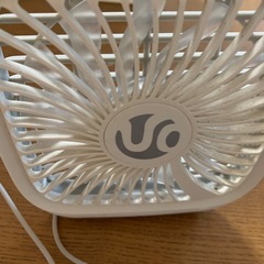 卓上扇風機 ホワイトの画像