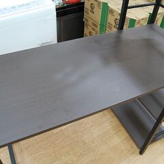 ニトリ システムデスク 幅110×奥行53×高さ115cm ザッキー110 ダークブラウン 机 テーブル パソコンデスク 札幌市 清田区 平岡の画像