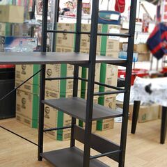 ニトリ システムデスク 幅110×奥行53×高さ115cm ザッキー110 ダークブラウン 机 テーブル パソコンデスク 札幌市 清田区 平岡の画像