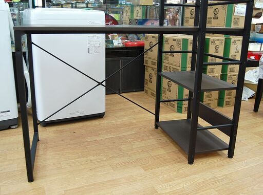 ニトリ システムデスク 幅110×奥行53×高さ115cm ザッキー110 ダークブラウン 机 テーブル パソコンデスク 札幌市 清田