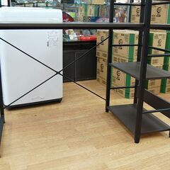 ニトリ システムデスク 幅110×奥行53×高さ115cm ザッキー110 ダークブラウン 机 テーブル パソコンデスク 札幌市 清田区 平岡の画像