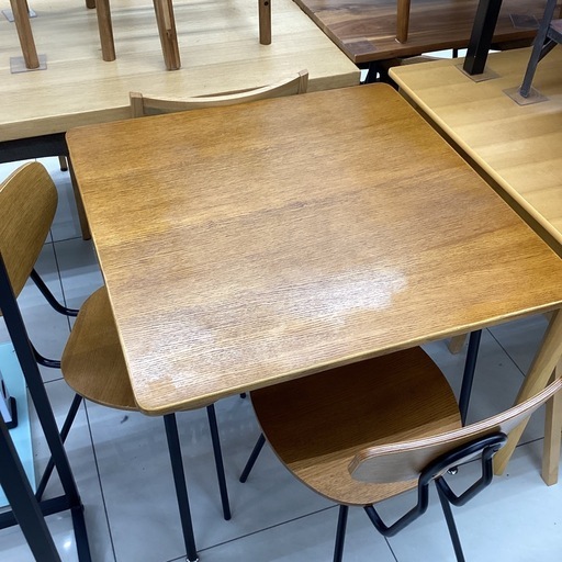 unico ダイニング3点セット 木製 ナチュラル