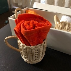 未使用　おしぼりとグラスホルダーのセットの画像