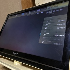 シャープ AQUOS　2012年製　LEDテレビの画像