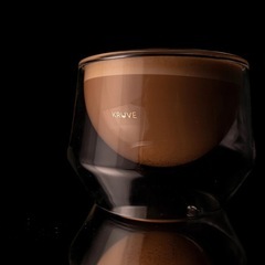 KRUVE ダブルウォールグラス　300ml 2個セット　　コーヒー　カフェラテの画像
