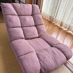 フロアチェア　座椅子　大き目の画像