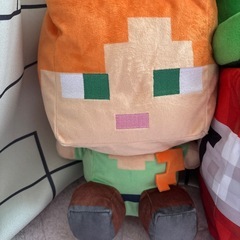 お誕生日　クリスマス　プレゼント　マインクラフト　マイクラ　Minecraft 大きな　ぬいぐるみ　セットの画像