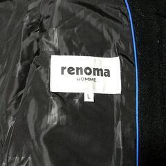 レノマオム renoma HOMME コート Lサイズ ブラック 黒の画像
