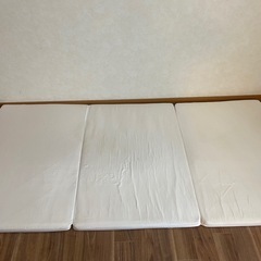 ペイズリー柄 三つ折り敷き布団 (2枚)の画像
