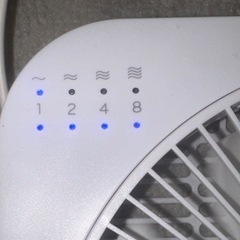 （10/21処分します）卓上型扇風機の画像