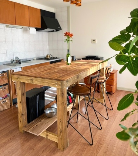 アイランドキッチン作業台 テーブル