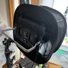 【定価4.8万】NEEWER 660 PRO II RGB LEDビデオライト 撮影用ライト スタンド付属 2パックセット+ソフトボックスの画像