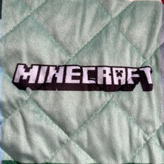 未使用　マインクラフト　シングル　敷きパッド　起毛の画像
